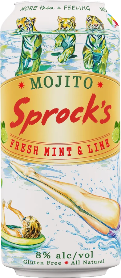 Sprock's Mojito, Fresh Mint and Lime